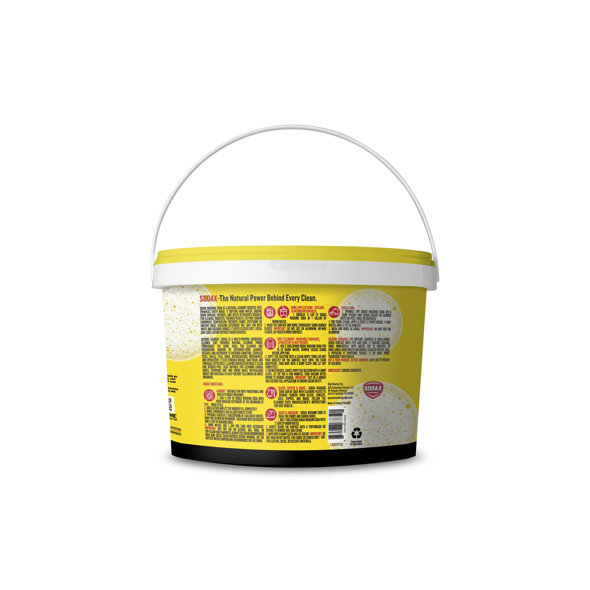 SODAX Saf Çamaşır Sodası (3,18kg) - 2